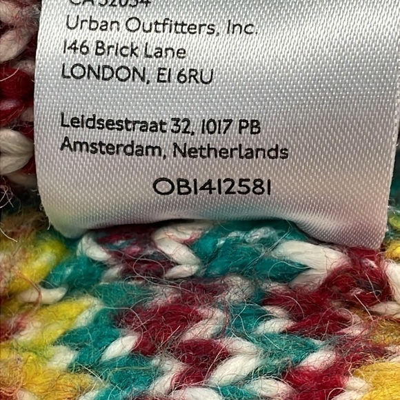 BDG Urban Outfitters Kolbie Open Front House Print Oversized Cardigan Sz M - Picture 13 of 14